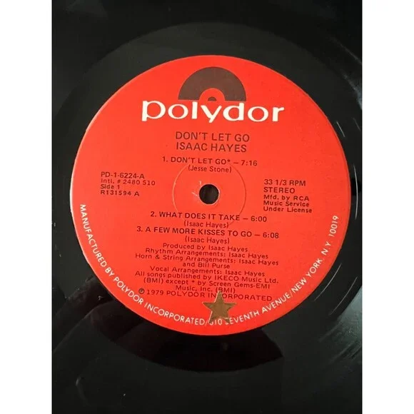 Isaac Hayes Don't Let Go Hot Buttered Soul LP Lot Cleaned G+/VG